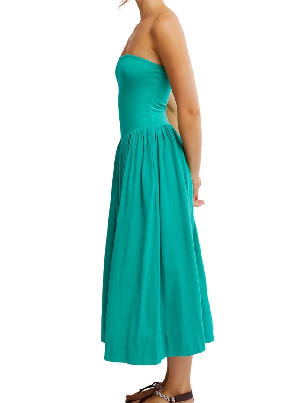 Free People Strapless white Midi Dress - Women - Picture 2 of 8